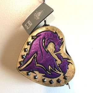 NWT Disney Mal Heart Crossbody Bag, Descendants